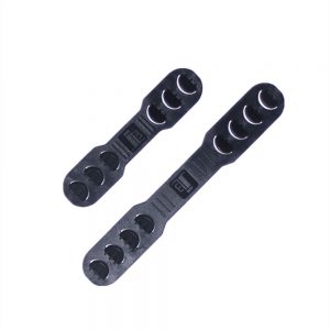 3PCS Adjustable Non-slip Mask Soft Rubber Hanging Buckle Black