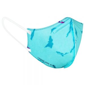 5PCS  Purely Kids KN95 Folding Non-woven Mask Blue