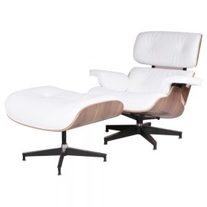 Makibes TY314 Lounge Chair With Pedal Seat White