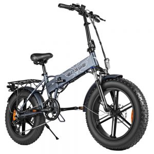 ENGWE EP-2 Folding Fat Tire Electric Moped Bicycle Gray