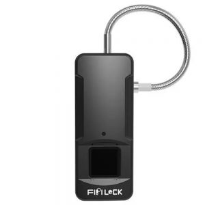 FIPILOCK FL-P4 Portable Smart Fingerprint Padlock Black