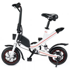 OUXI V1 12inch Electric Folding Bike 350W Motor 7.8AH 25kmh White