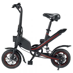 OUXI V1 12inch Electric Folding Bike 350W Motor 7.8AH 25kmh Black