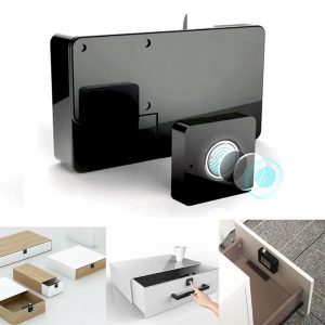 Portable Automatic Smart Fingerprint Electronic Lock Black