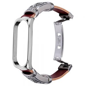 Replacement Strap for Xiaomi Mi Band 4 Smart Bracelet Brown