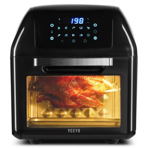 Yeeyo Electric Air Fryer Rotisserie Oven 10-in-1 Fryer 12 Litre 1500W