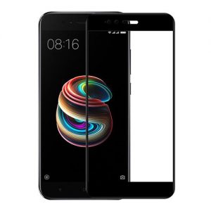 Black Xiaomi 5X Explosion-proof Membrane Glass Film 0.26mm 2.5D