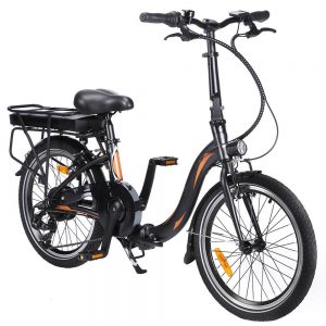 Dohiker 20F054 250W Electric Bike 20 Inch Folding Black