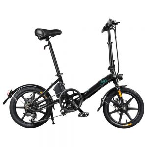 FIIDO D3S Folding Moped Electric Bike Gear Shifting Version Black