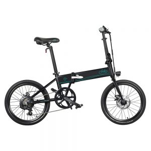FIIDO D4S 20 Inch Folding Moped Electric Bike Gear Shifting Black