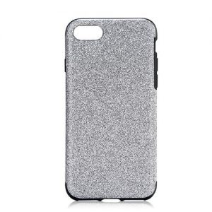 Glitter Series Soft Case Back Cover For iPhone 7 - Silver
