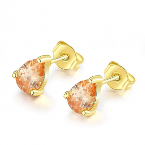 Gold Fashionable Hot Sale Droplet Earrings