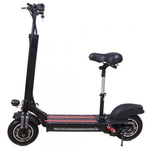 GYL002 Electric Scooter 600W x2 Dual Motor 10 Inch Tire Black