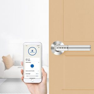 H02 Intelligent Electronic Combination Lock Silver