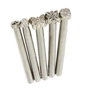 Handmade Leather Carving Printing Tools Silver