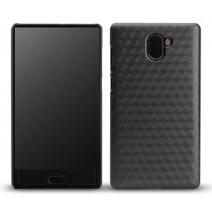 Hard Case Metal Paint Back Cover For Leagoo KIICAA MIX Black