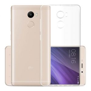 HK Stock Soft Case Back Cover For Xiaomi Redmi 4 - Transparent