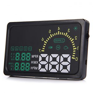 I5 6inch LED OBDII HUD Head Up Display Over Speed Warning