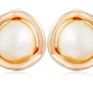 Imitation Pearl Decorated Clip-on Earrings