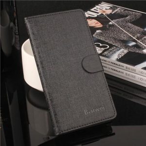 Leather Case Colorful Flip Cover For Xiaomi Redmi 4A - Black