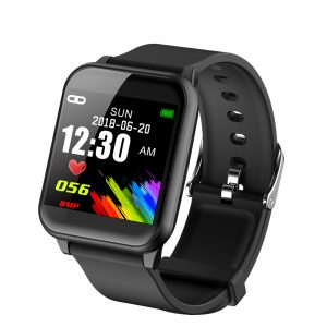 Makibes B02 Smartwatch Blood Pressure Color UI Wristband Black