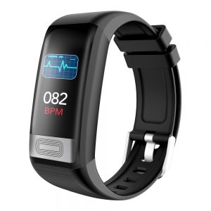 Makibes C20S Smart Bracelet Blood Oxygen Monitor 1.14 Inch IP67 Black