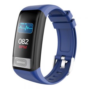 Makibes C20S Smart Bracelet Blood Oxygen Monitor 1.14 Inch IP67 Blue