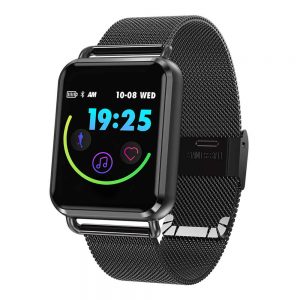 Makibes C5 Smartwatch Stainless Steel Strap Black