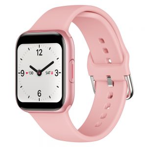 Makibes QY01 Smartwatch Blood Pressure Monitor 1.54 Inch Screen Pink