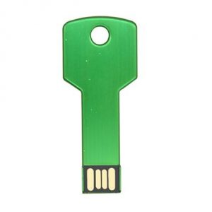Metal Key USB Flash Drive 8G USB Flash Drive Green