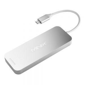 MINIX NEO C SSD USB-C HUB With 240G SSD Silver