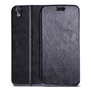 Original Leather Case Flip Cover For Umi London - Black