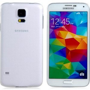 Plastic Case for Samsung Galaxy S5 I9600 Transparent White
