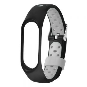 Replacement Strap For Xiaomi Mi Band 3 Black Gray