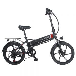 Samebike 20LVXD30 Folding Electric Moped Bike Black