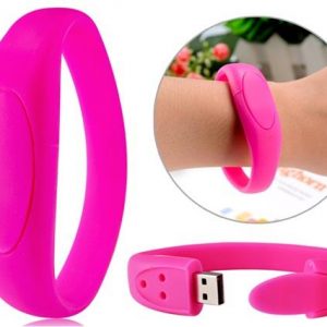 Silicone Bracelet USB Drive 1G Red