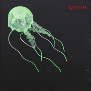 Simulation Jellyfish Aquarium Decorations Green