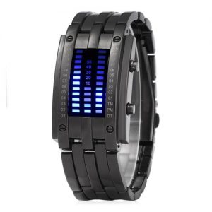 LED Digital Watch for Women Black