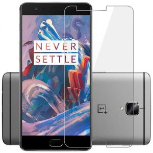 Wholesale Transparent OnePlus 3 3T Tempered Glass Hat Prince 0.26 mm