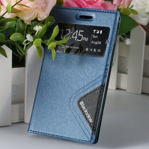 Window View Style Protective PU Leather Case for Blackview Breeze