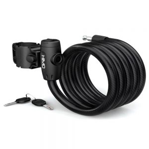 Xiaomi HIMO L150 Portable Folding Electric Bicycle Cable Lock Black