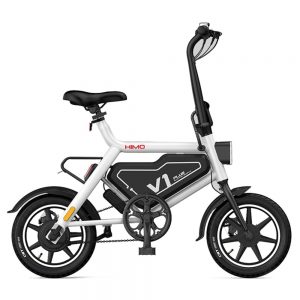 Xiaomi HIMO V1 Plus Portable Folding Electric Moped Bicycle White