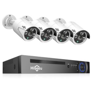 Hiseeu 5MP H265 8CH NVR POE Security Camera System